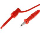 Test lead;PVC;Cable len:0.95m;red;10A;60VDC;Mat:ABS