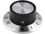 Potenciometra poga ar skalu, ass 6mm; Ø23,8x14,8mm