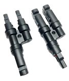 Saules paneļu savienojuma sadalītājs MC4-Y, 1x M-2F / 1xF-2M