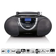 Portable DAB+ and FM Radio with CD Cassette and Bluetooth® Black