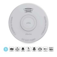 Smoke detector with 5 year battery White