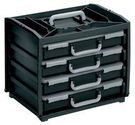 HANDYBOX, WITH 4 ASSORTERS, BLK/SIL