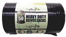 50 HEAVY DUTY REFUSE SACKS - 50 LITRES