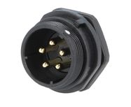 Kontaktligzda; SP21; spraudnis; PIN:5; IP68; lodēšanas; 500V; 4mm2; 30A; -25÷85°C