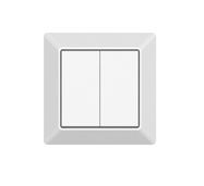 LED apgaismojuma (SR-BUS) slēdzis(Bezvadu, montējams pie sienas, 4 pogas, Sunricher)