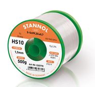 Lodalvas stieple Sn99Cu1 1.5mm 500g ar kusni Stannol