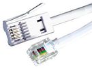 BT PLUG TO RJ11 5M WHT C/WIRED