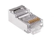Modular Connector RJ45 (8P8C) CAT 5e Shielded for Round Solid Cable
