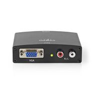 HDMI™ Converter | VGA Female / 2x RCA Male | 1x HDMI™ Output | 1-way | 1080p | 1.65 Gbps | Aluminium | Anthracite