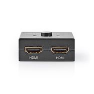 HDMI™ Switch | 3 port(s) | 1x HDMI™ Input / 2x HDMI™ Input | 1x HDMI™ Output / 2x HDMI™ Output | 4K@60Hz | 6 Gbps | Metal | Anthracite