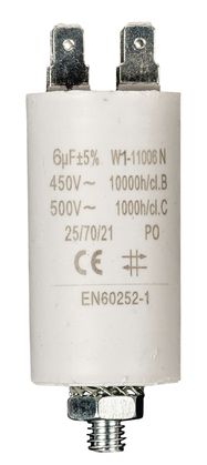 Capacitor 6.0uf / 450 v + Aarde