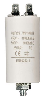 Capacitor 8.0uf / 450 v + Aarde