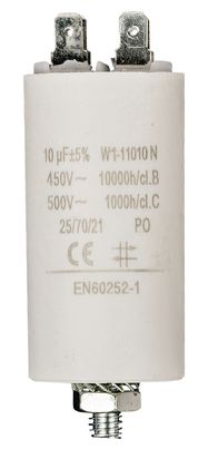 Capacitor 10.0uf / 450 v + Aarde