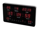 LED Wall Clock with Temperature & Humidity Display