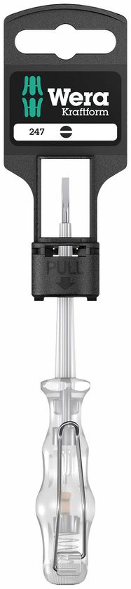 247 SB vienpola fāzes testeris 0,5x3x70mm 100100 Wera