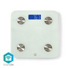 SmartLife Personal Scale | Wi-Fi | BMR / Bones / Fat / Muscles / Water / Weight | 8 | Peak load: 180 kg | Android™ / IOS | Glass | White