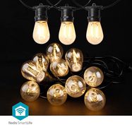 SmartLife Decorative Lights | Party Lights | Wi-Fi | Warm White | 10 LED's | 9.00 m | Android™ | Bulb diameter: 45 mm