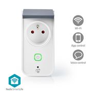 SmartLife Smart Plug | IP44 | Power meter | 3680 W | Type E (CEE 7/6) | -30 - 40 °C | Android™ / IOS | Grey / White | 1 pcs