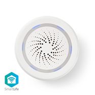 SmartLife Siren | Mains Powered | 8 Sounds | 85 dB | Android™ / IOS | White