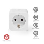 SmartLife Smart Plug | IP21 | Power meter | 3680 W | Hybrid (CEE 7/7) | 0 - 55 °C | Android™ / IOS | White | 1 pcs