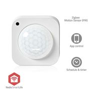 SmartLife Motion Sensor | Light Sensor | Zigbee 3.0 | Battery Powered / USB Powered | Detector angle: 100 ° | Detector range: 7 m | Max. battery life: 24 Months | White