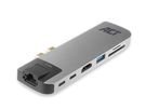 Docking USB-C Thunderbolt 3™ - HDMI / Gigabit -  Ethernet / 2 x USB-A / 2 x USB-C / Card Reader / Thunderbolt™ Pass-through / PD Pass-through - Metal Housing