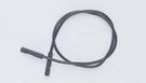 Laboratory cable Ćø0.64mm 25cm Black-140-14-080