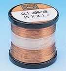 Enamelled copper stranded wire PUR 0.12m-155-16-521