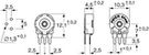 Trimmer Carbon 10 kOhm linear 0.15 W-164-35-168