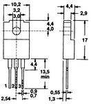 Power transistor TO-220 PNP -60 V-171-03-625