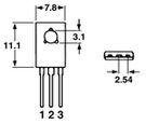 Darlington transistor TO-126 NPN 60 V-171-04-433
