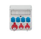 PawBol 18.320-4-S R-BOX LUX-320 plastic panel 13 mod+ (4x16A/250V 1x32A/5P 2x16A/5P)