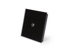 Edge Lit control module with motion and twilight sensor, black frosted
