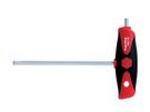 Wiha L-key with T-handle ComfortGrip Hexagon MagicRing® with side drive, matt chrome-plated (26139) 8 x 200 mm