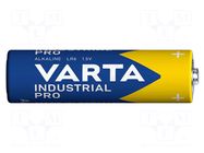 Battery: alkaline; AA; 1.5V; non-rechargeable; 1pcs. VARTA MICROBATTERY