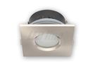 LED line® downlight waterproof square cast satin