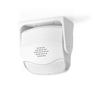 Battery powered motion detection alarm, 3x AAA, 80dB, white