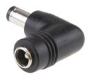 Changeable DC Plug from 2.5x5.5x11mm to 2.1x5.5x11mm, angled