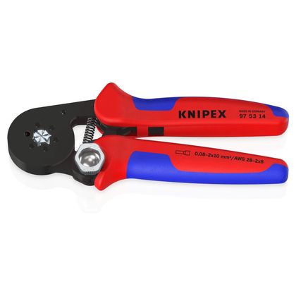 Self-Adjusting Crimping Pliers for 0.08-10.0mm² Wire End Sleeves (Ferrules), 97 53 14 KNIPEX KNIP/975314 4003773041474