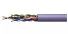 Cable UTP CAT5e 4x2x0.5mm, solid, copper, LSZH insulation Dca purpl EMOS
