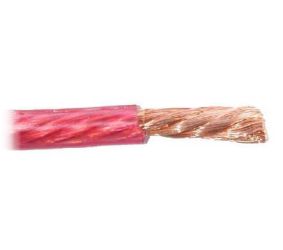 POWER CABLE - 6mm² - RED, LENGTH ON REEL : 100m L1M/06R 5410329200756