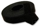 Cable tie with velcro fastener 20mm width black KSS
