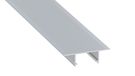 LED profile for LED strips, aluminum anodized, recessed, PLATO, 2m