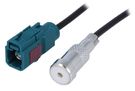 Antenna adapter FAKRA plug - ISO socket, cable length 23cm