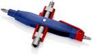 KNIPEX 00 11 07 Pen-Style Control Cabinet Key for all standard cabinets and shut-off systems 145 mm (self-service card/blister)