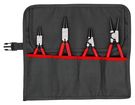 KNIPEX 00 19 56 V01 Set of Circlip Pliers 4 parts  (self-service card/blister)