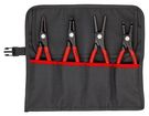 KNIPEX 00 19 57 V01 Set of Circlip Pliers 4 parts  (self-service card/blister)