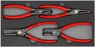 KNIPEX 00 20 01 V09 Set of pliers in a foam tray 4 parts 
