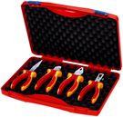 KNIPEX 00 20 15 Tool Box "RED" Electric Set 1 4 parts 