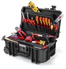 KNIPEX 00 21 33 E Tool Case "Robust26 Move" Electric 22 parts 